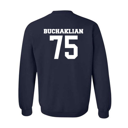 BU - NCAA Football : kevork buchaklian - Classic Fashion Shersey Crewneck Sweatshirt-1