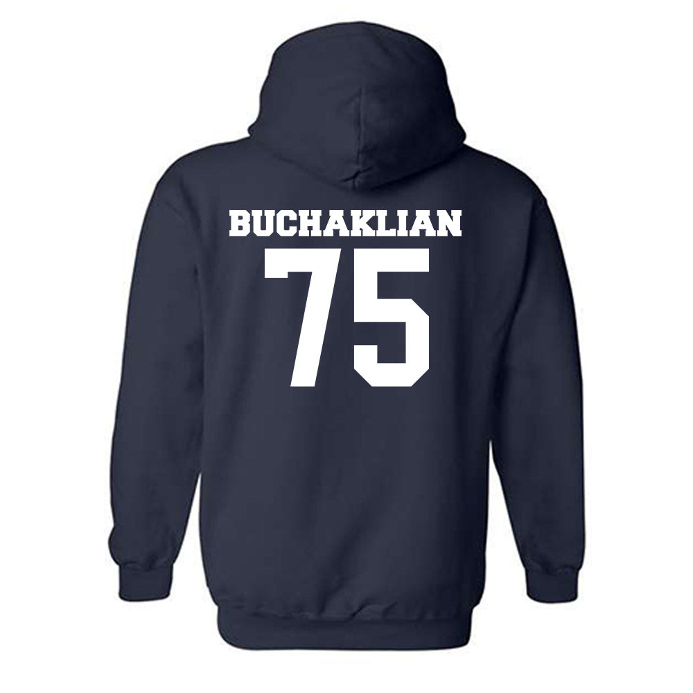 BU - NCAA Football : kevork buchaklian - Classic Fashion Shersey Hooded Sweatshirt-1