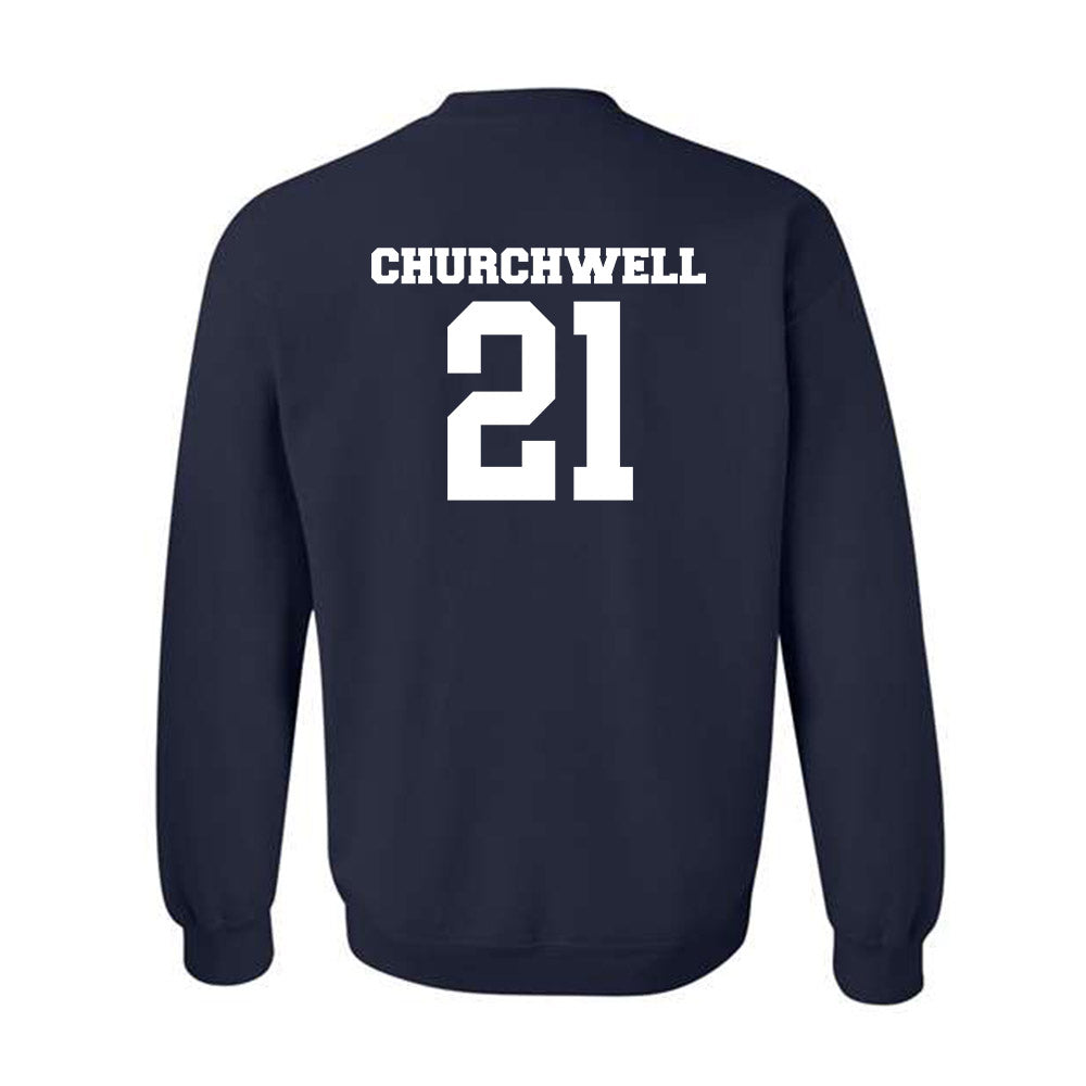 Butler - NCAA Women's Lacrosse : Grace Churchwell - Classic Fashion Shersey Crewneck Sweatshirt-1