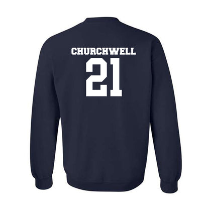 Butler - NCAA Women's Lacrosse : Grace Churchwell - Classic Fashion Shersey Crewneck Sweatshirt-1