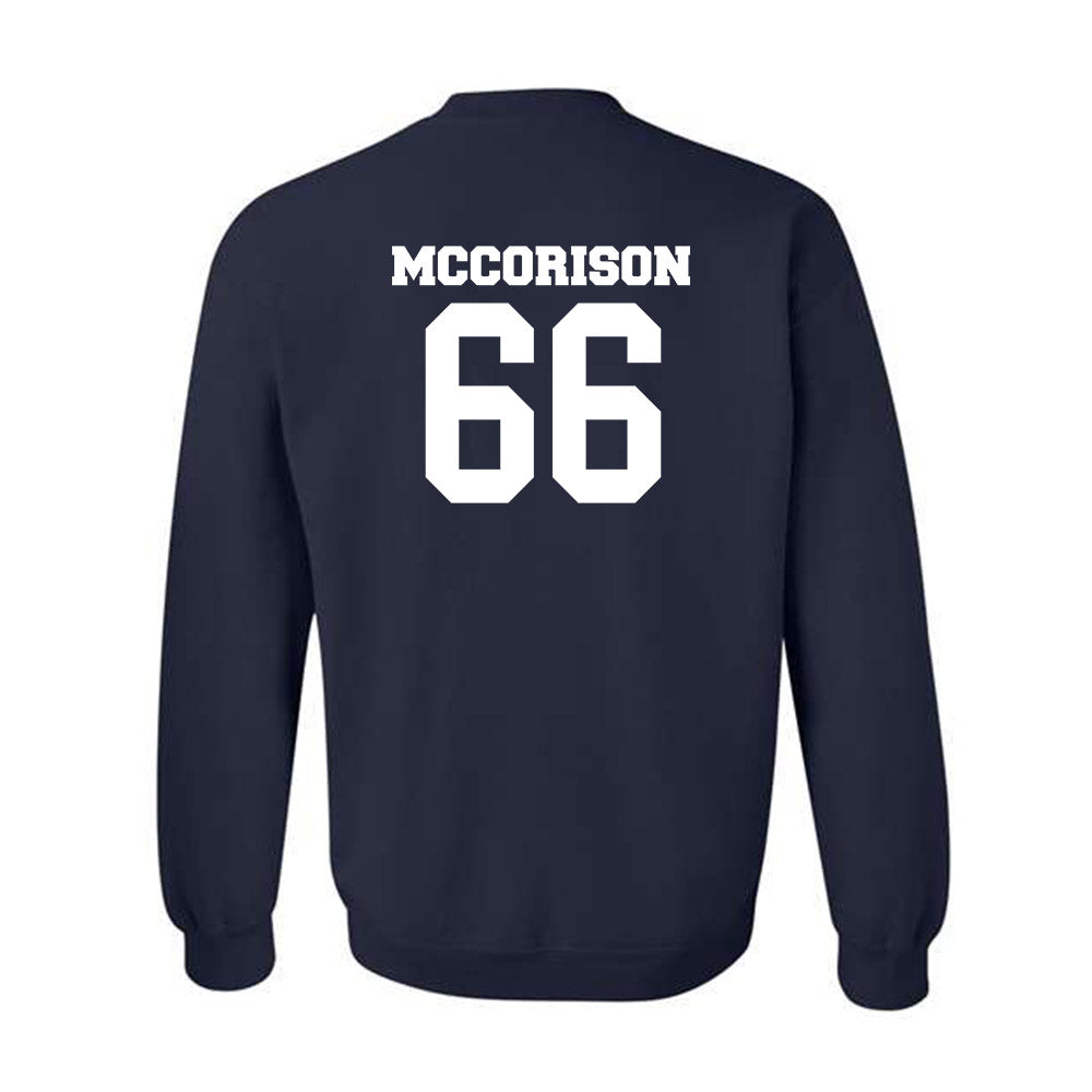 Butler - NCAA Football : William McCorison - Classic Fashion Shersey Crewneck Sweatshirt-1