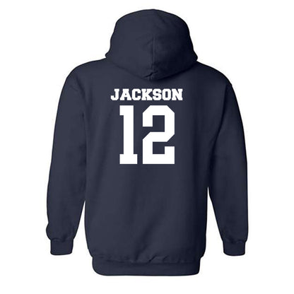 BU - NCAA Women's Basketball : Saniya Jackson - Classic Fashion Shersey Hooded Sweatshirt-1