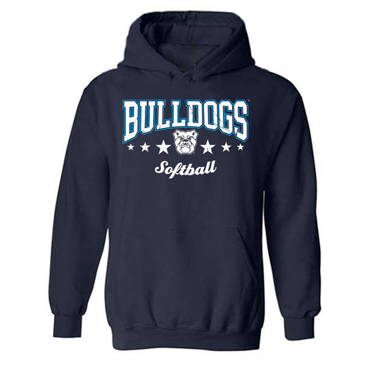 Butler - NCAA Softball : Maren Berger - Classic Fashion Shersey Hooded Sweatshirt-0