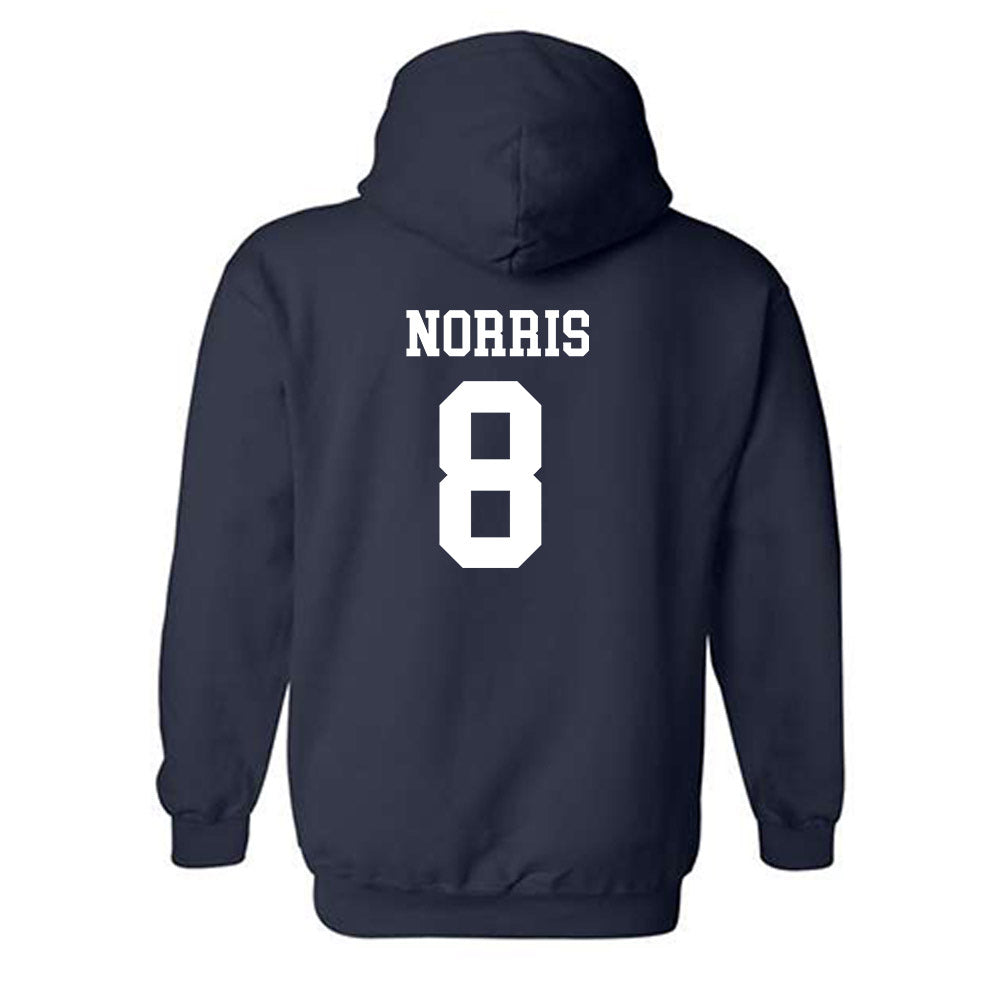 BU - NCAA Football : Jay Norris - Classic Shersey Hooded Sweatshirt-1