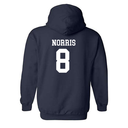 BU - NCAA Football : Jay Norris - Classic Shersey Hooded Sweatshirt-1