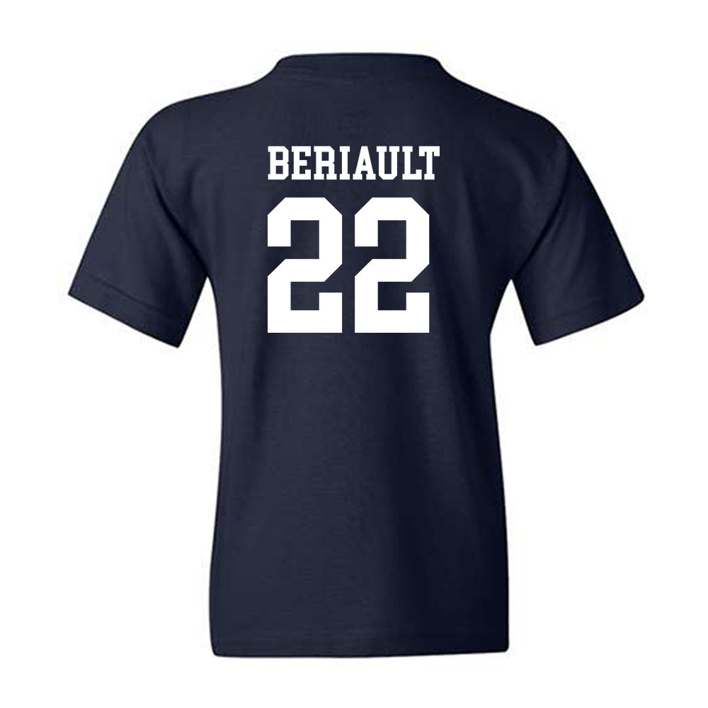 Butler - NCAA Football : Madden Beriault - Classic Shersey Youth T-Shirt-1