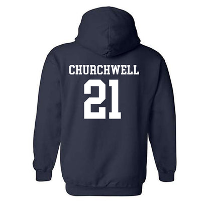 Butler - NCAA Women's Lacrosse : Grace Churchwell - Classic Shersey Hooded Sweatshirt-1