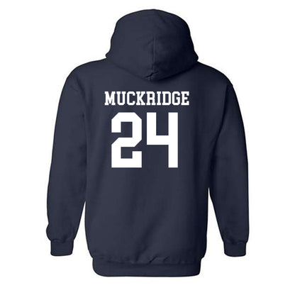 BU - NCAA Men's Soccer : Evan Muckridge - Classic Shersey Hooded Sweatshirt-1