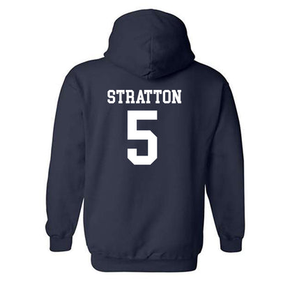 Butler - NCAA Football : Jackson Stratton - Classic Shersey Hooded Sweatshirt-1