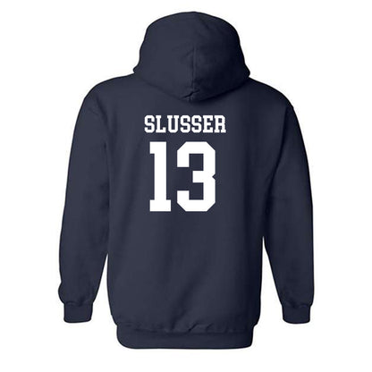 BU - NCAA Women's Volleyball : Carly Slusser - Classic Shersey Hooded Sweatshirt-1