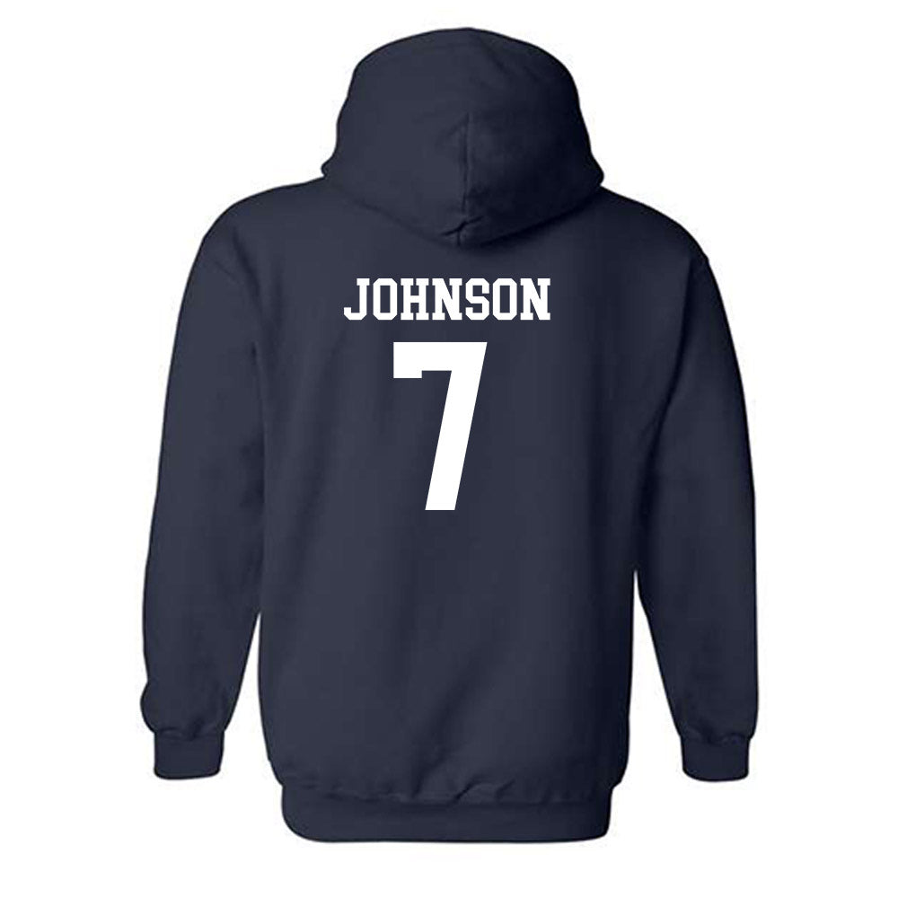BU - NCAA Women's Basketball : McKenna Johnson - Classic Shersey Hooded Sweatshirt-1