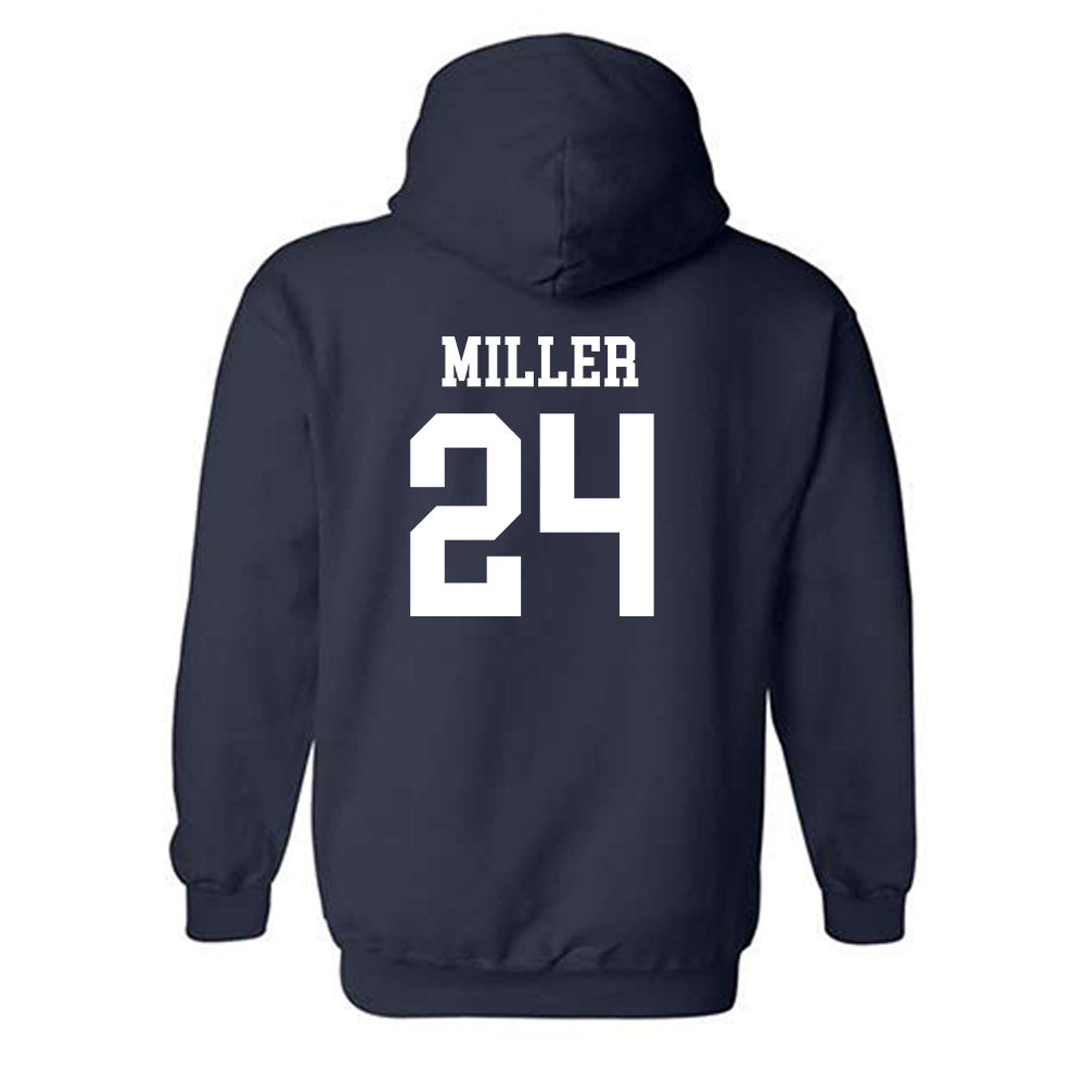 BU - NCAA Women's Basketball : Mallory Miller - Classic Shersey Hooded Sweatshirt-1