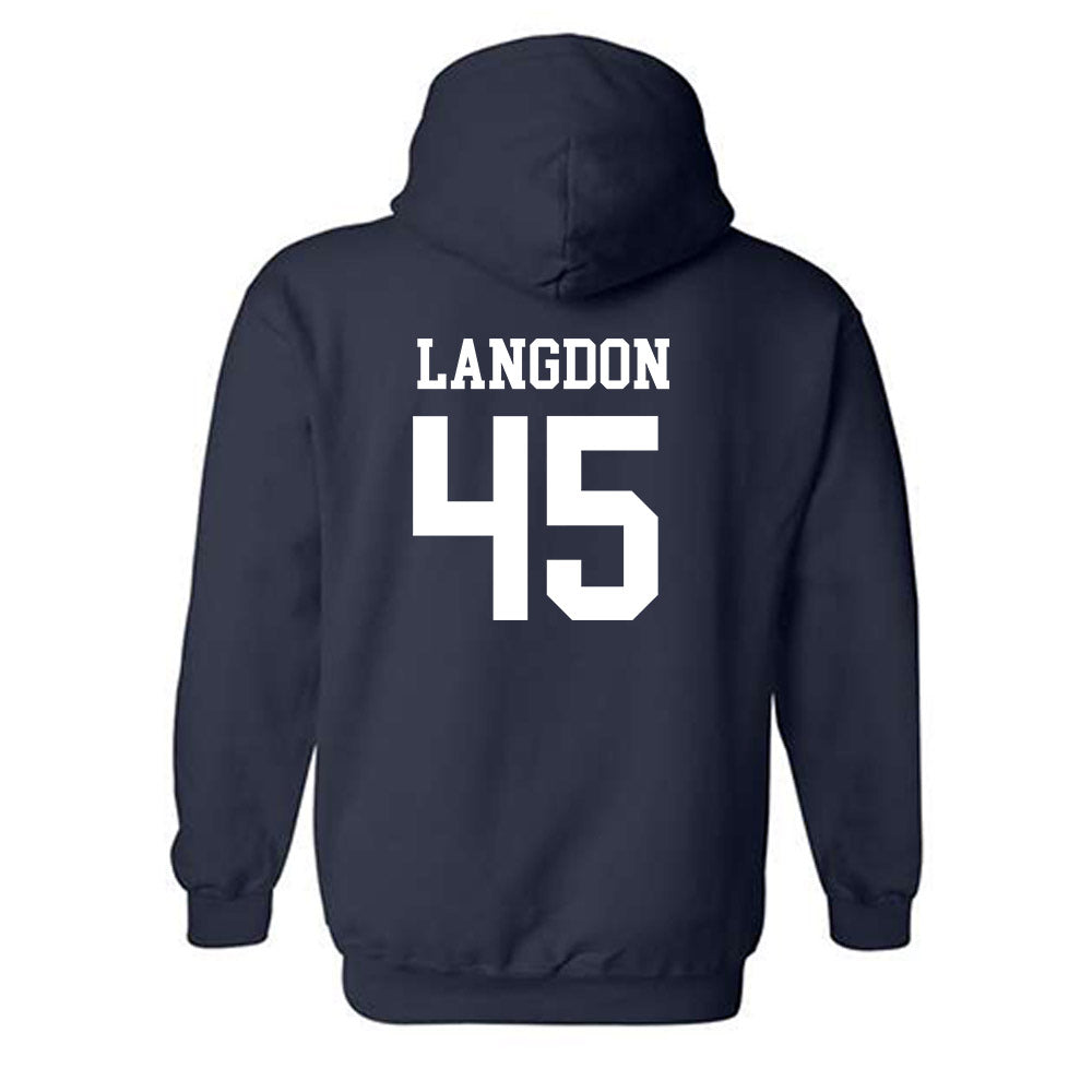 BU - NCAA Men's Basketball : Colt Langdon - Classic Shersey Hooded Sweatshirt-1