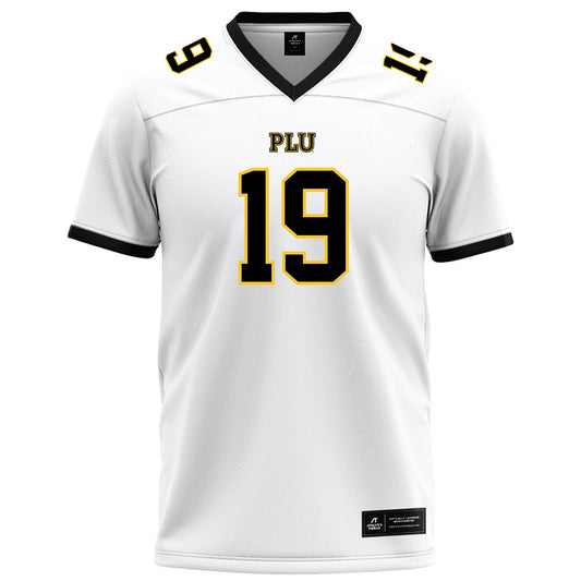 PLU - NCAA Football : Evan Harvey - Football Jersey-0
