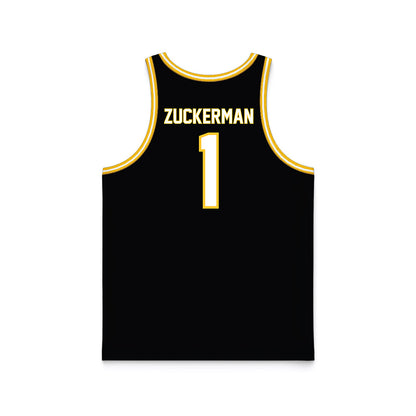 PLU - NCAA Men's Basketball : Zach Zuckerman - Black Basketball Jersey-1