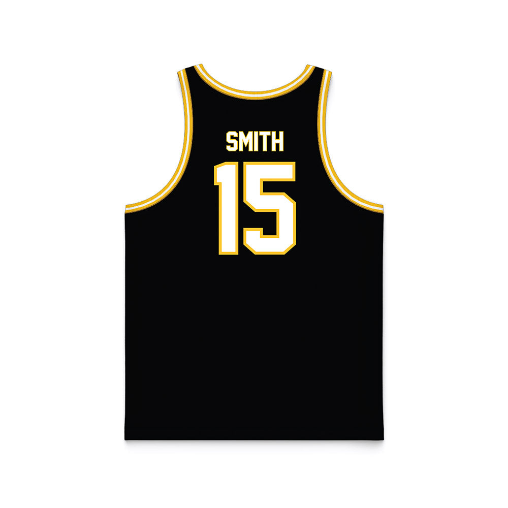 PLU - NCAA Men's Basketball : Henry Smith - Black Basketball Jersey-1