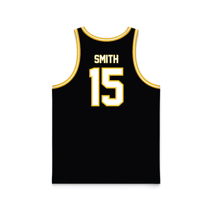 PLU - NCAA Men's Basketball : Henry Smith - Black Basketball Jersey-1