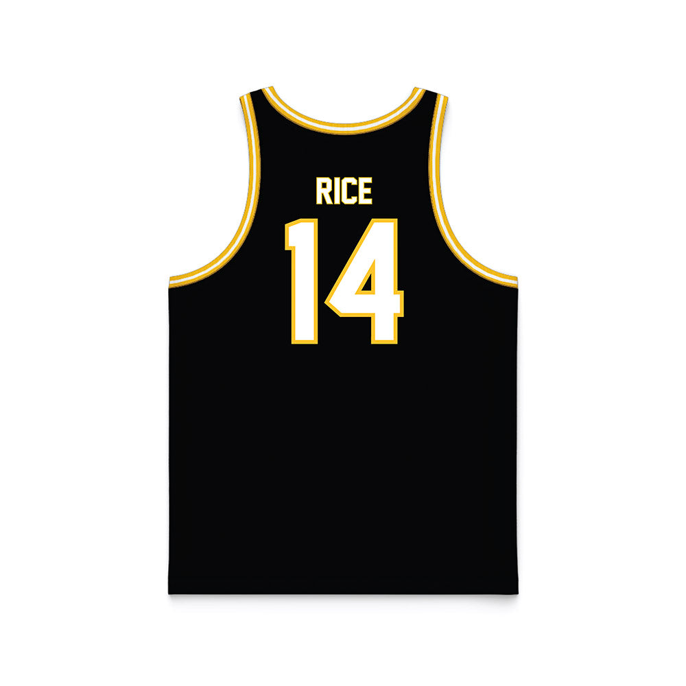 PLU - NCAA Men's Basketball : Cameron Rice - Black Basketball Jersey-1