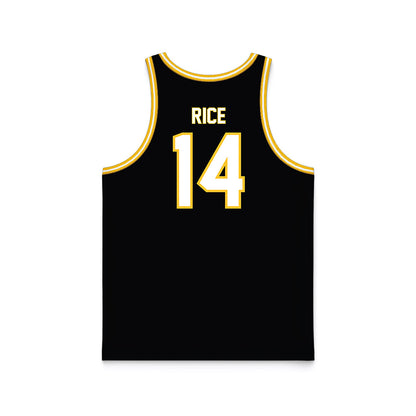 PLU - NCAA Men's Basketball : Cameron Rice - Black Basketball Jersey-1