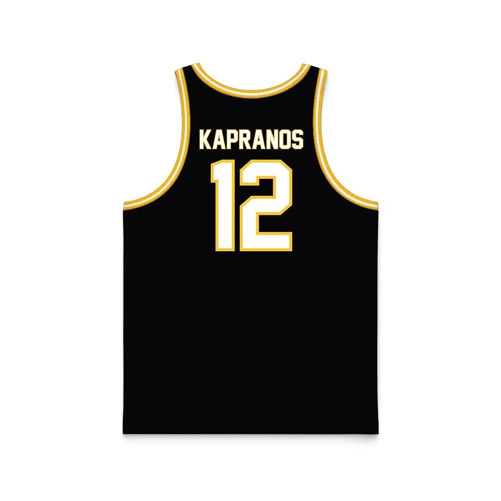 PLU - NCAA Men's Basketball : Charlie Kapranos - Black Basketball Jersey