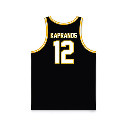 PLU - NCAA Men's Basketball : Charlie Kapranos - Black Basketball Jersey