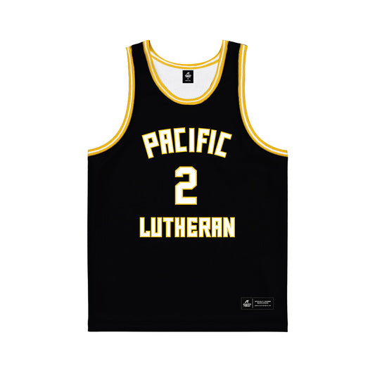 PLU - NCAA Men's Basketball : Jeremiah Sibley - Black Basketball Jersey-0