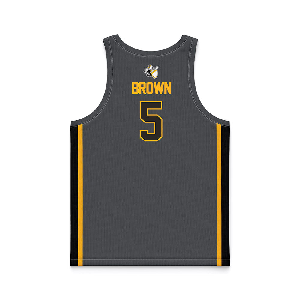 PLU - NCAA Men's Basketball : Julian Brown - Grey Basketball Jersey