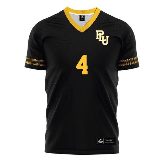 PLU - NCAA Men's Soccer : Ty Brunner - Black Soccer Jersey-0