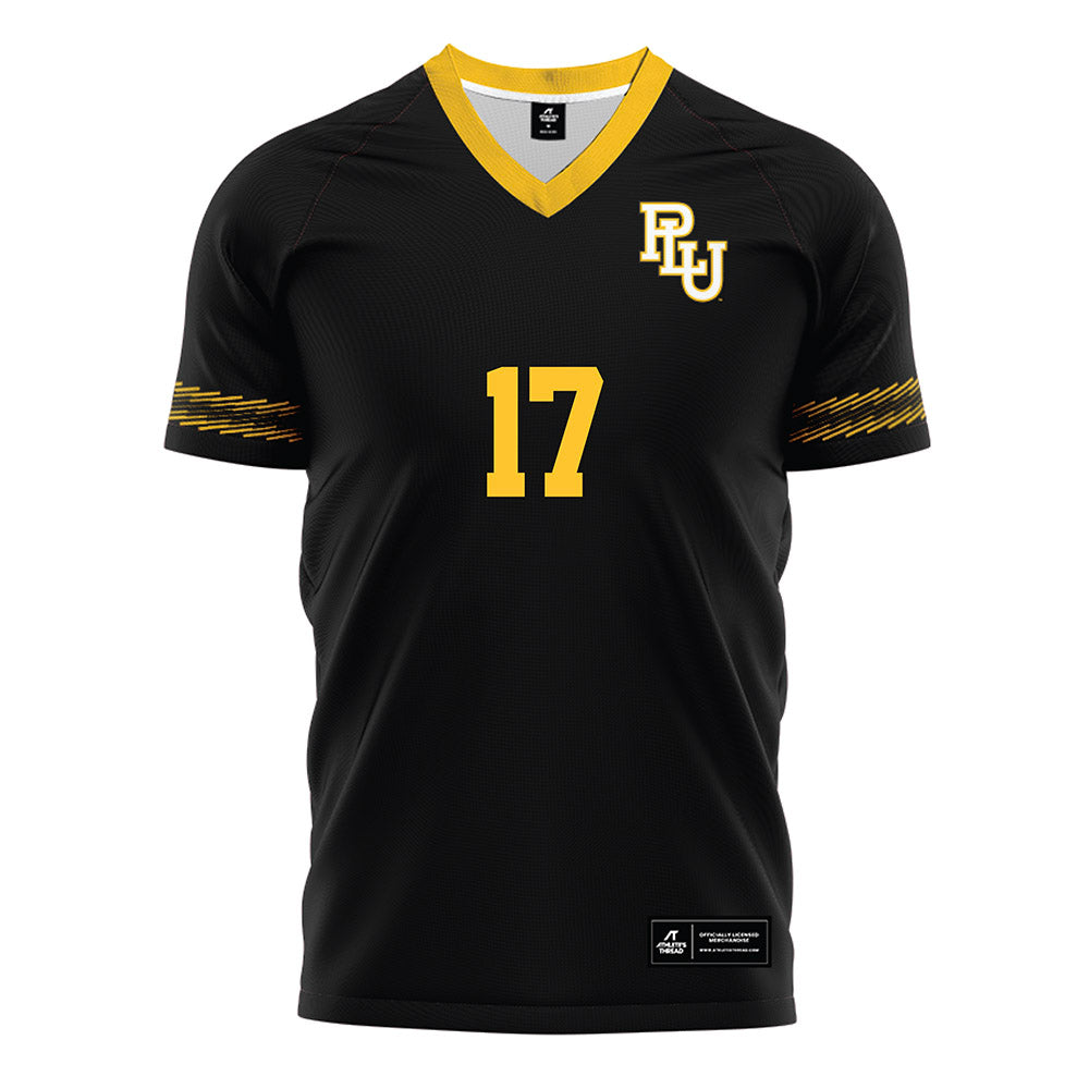 PLU - NCAA Men's Soccer : Logan Krum - Black Soccer Jersey-0