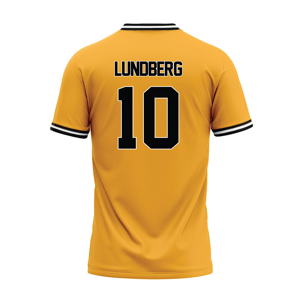 PLU - NCAA Baseball : Braeden Lundberg - Gold Jersey-1