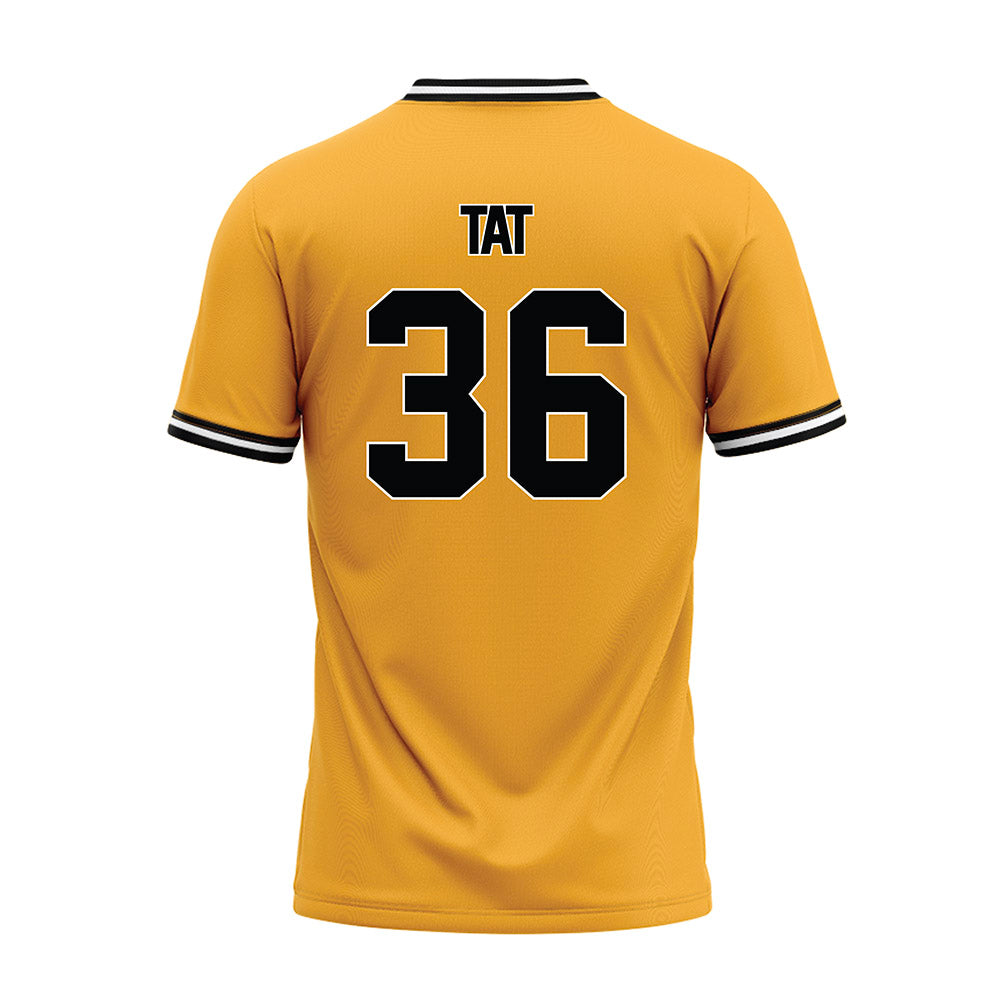 PLU - NCAA Baseball : Kyle Tat - Gold Jersey-1