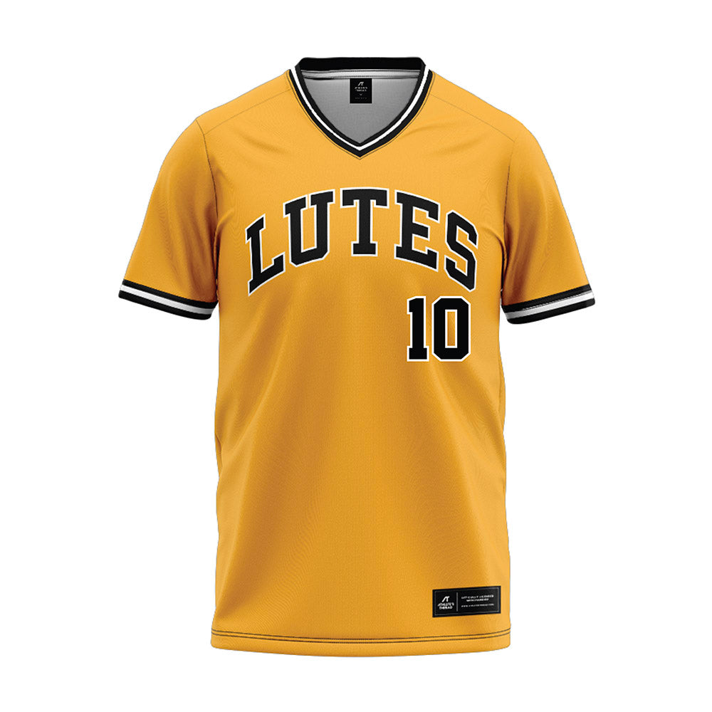 PLU - NCAA Baseball : Braeden Lundberg - Gold Jersey-0