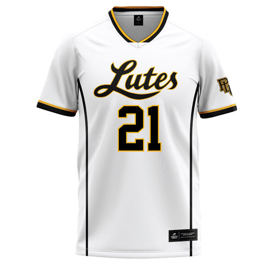 PLU - NCAA Softball : Briana Lynn Sarae - White Baseball Jersey