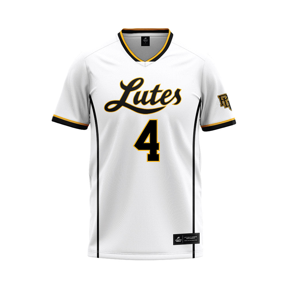 PLU - NCAA Softball : Mya Grado - White Jersey-0