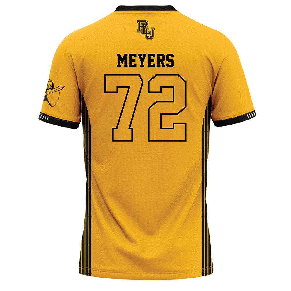 PLU - NCAA Softball : Addy Meyers - Gold Baseball Jersey