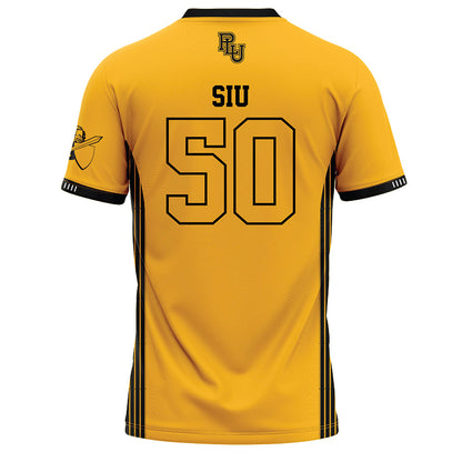 PLU - NCAA Softball : Alexa Siu - Gold Baseball Jersey