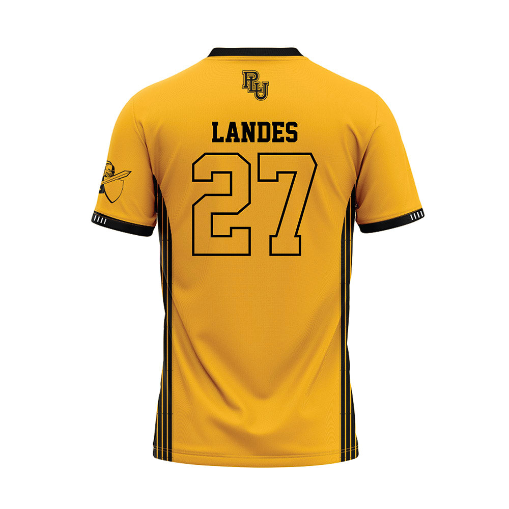 PLU - NCAA Softball : Megan Landes - Gold Jersey-1