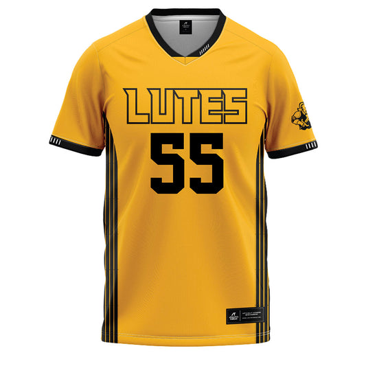 PLU - NCAA Softball : Kimara Blakely - Gold Baseball Jersey
