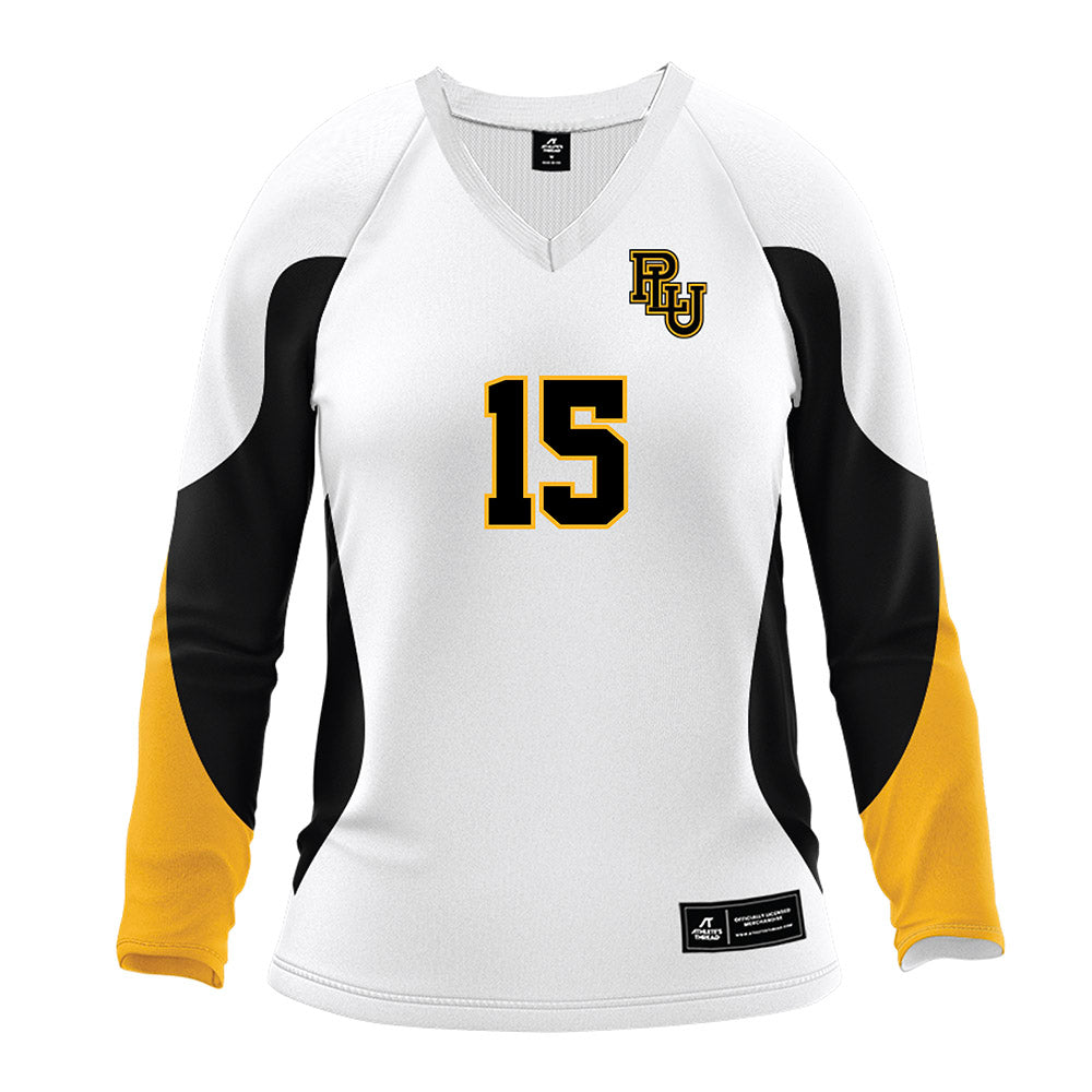 PLU - NCAA Women's Volleyball : Julissa Pernsteiner - White Volleyball Jersey