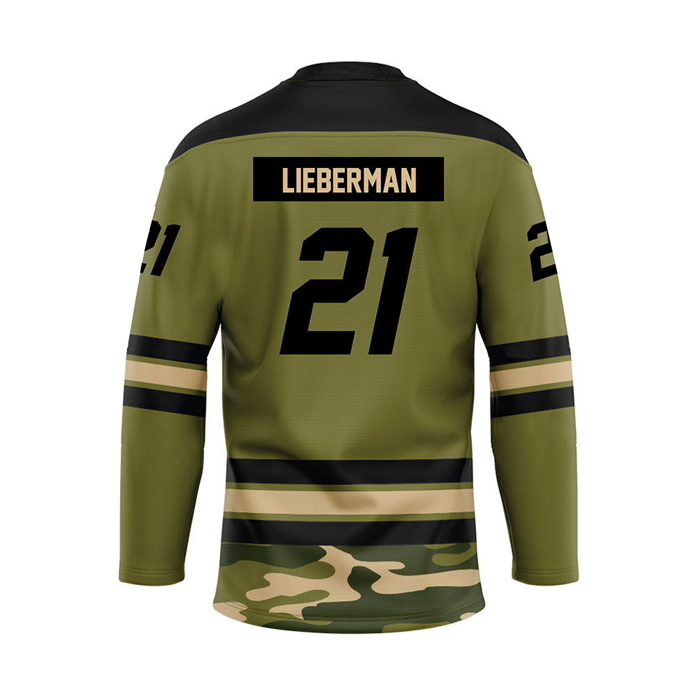 UMass - NCAA Men's Ice Hockey : Charlie Lieberman - Camo Hockey Jersey