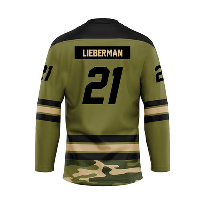 UMass - NCAA Men's Ice Hockey : Charlie Lieberman - Camo Hockey Jersey