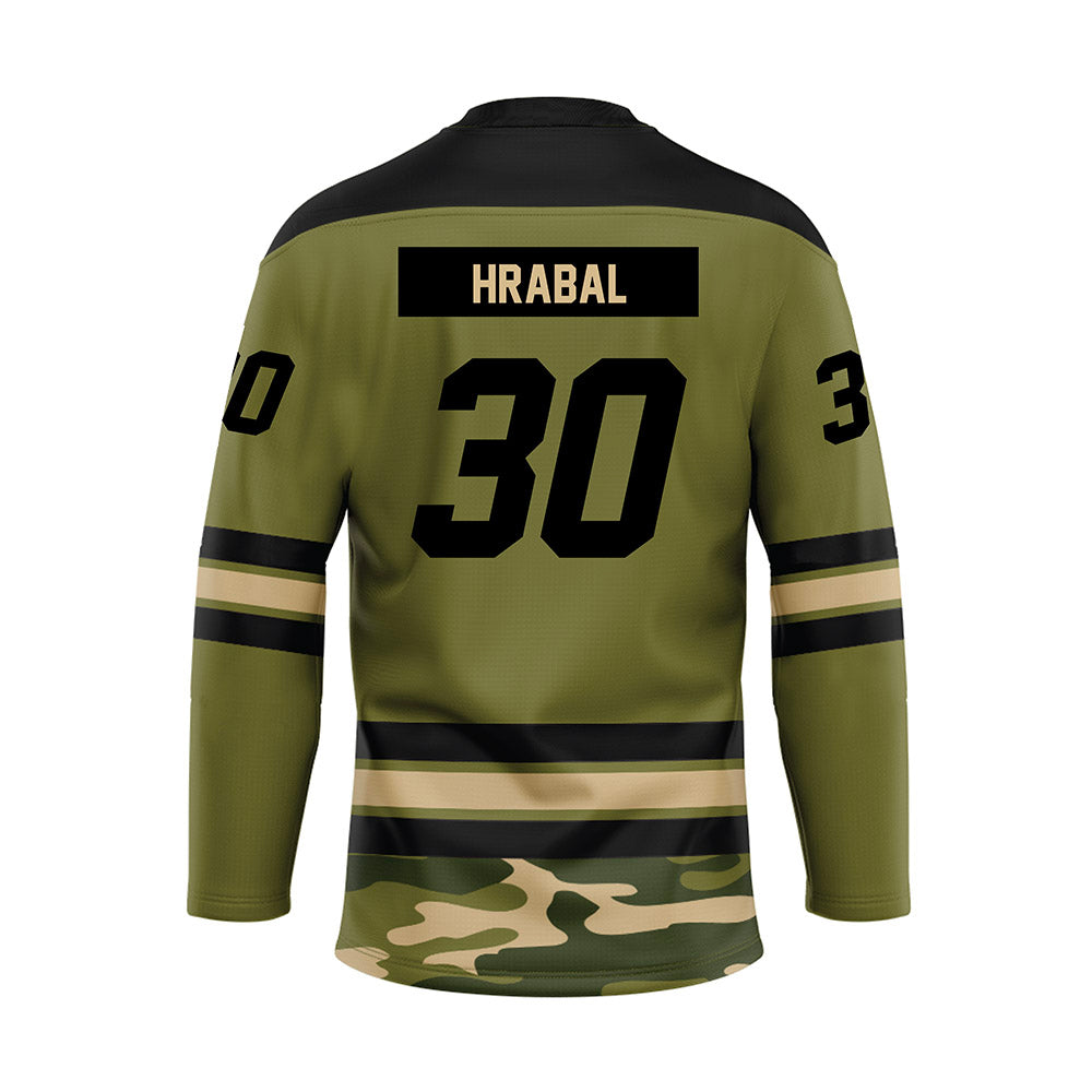 UMass - NCAA Men's Ice Hockey : Michael Hrabal - Camo Hockey Jersey