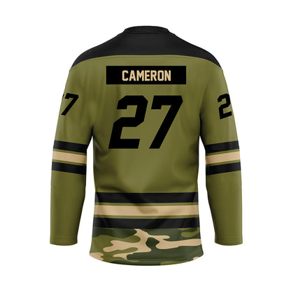 UMass - NCAA Men's Ice Hockey : Michael Cameron - Camo Hockey Jersey