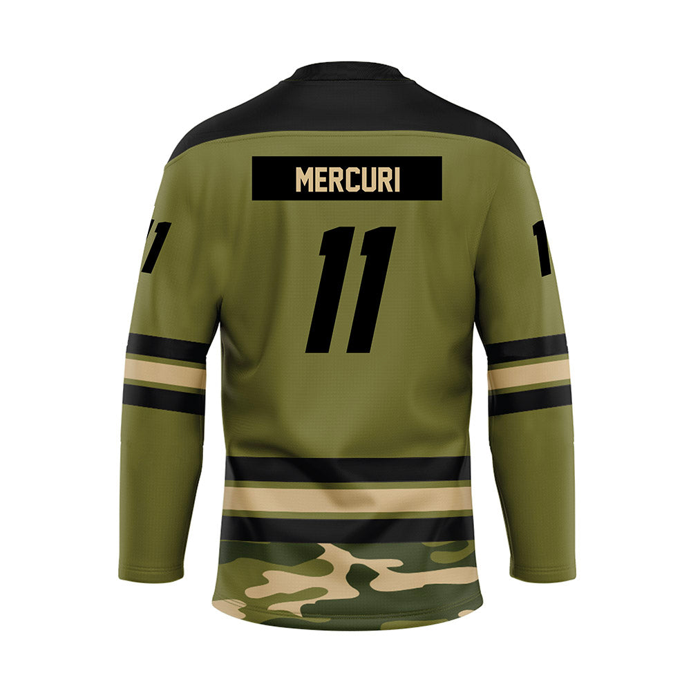 UMass - NCAA Men's Ice Hockey : Lucas Mercuri - Camo Hockey Jersey