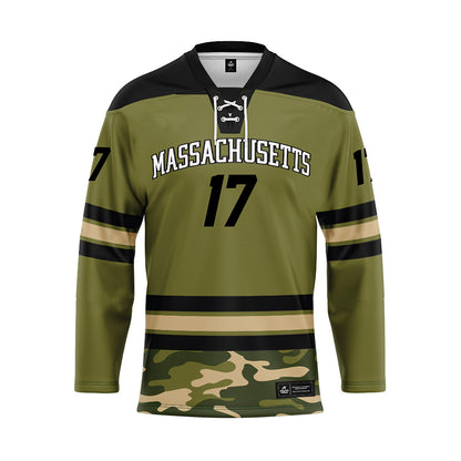 UMass - NCAA Men's Ice Hockey : Kenny Connors - Camo Hockey Jersey