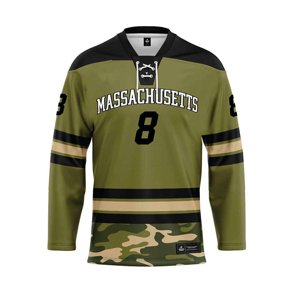 UMass - NCAA Men's Ice Hockey : Cam O'Neill - Camo Hockey Jersey