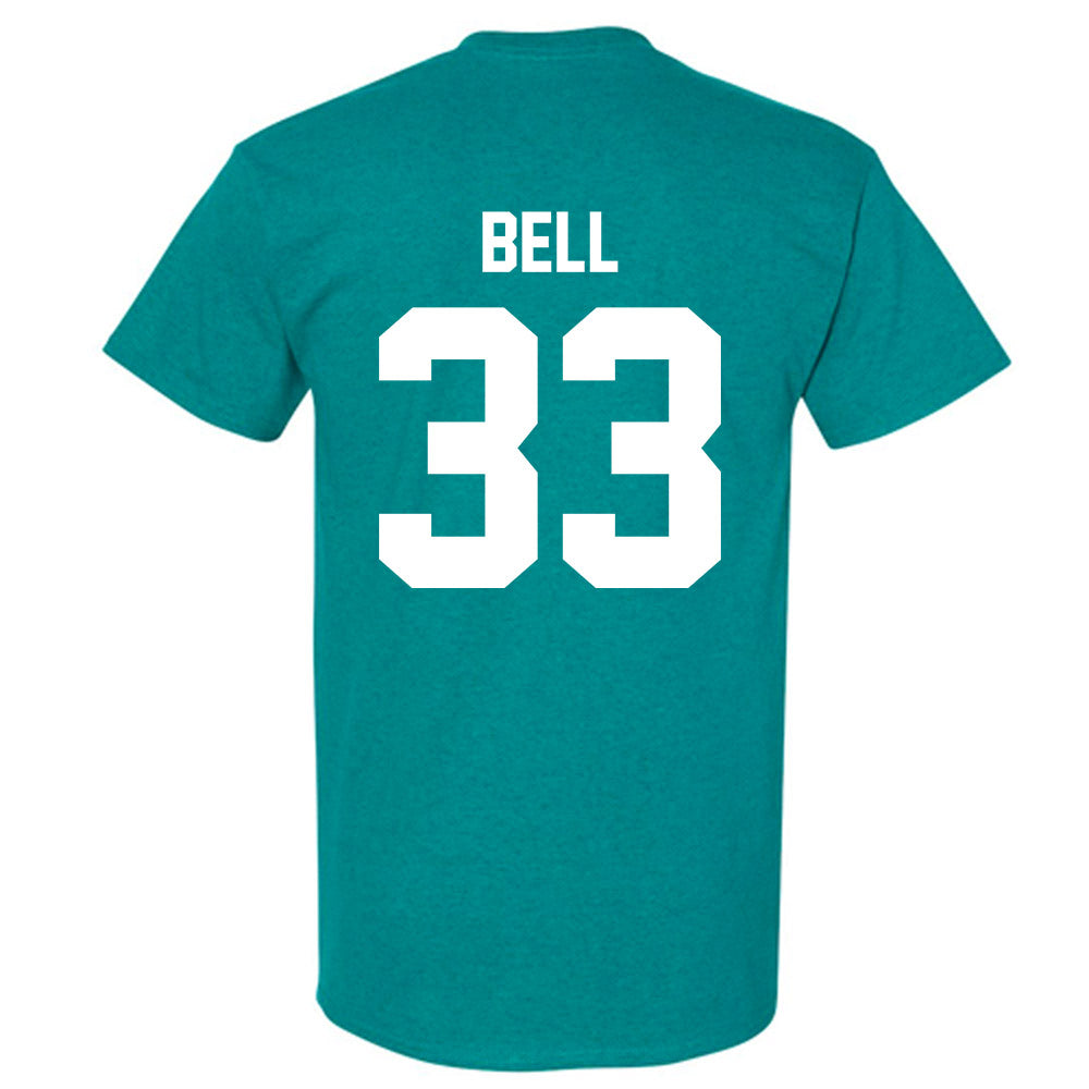  Coastal Carolina - NCAA Baseball : Tadan Bell - Classic Fashion Shersey T-Shirt-1