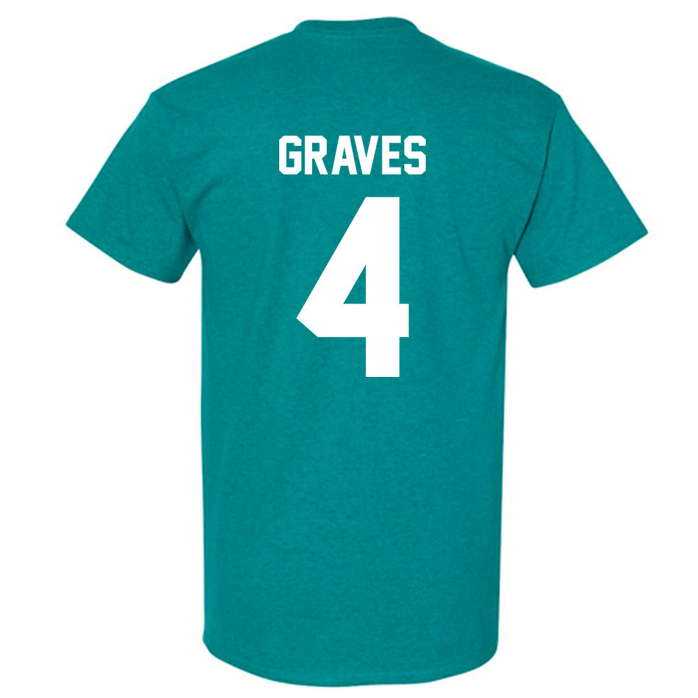 Coastal Carolina - NCAA Football : Bryson Graves - Classic Fashion Shersey T-Shirt-1