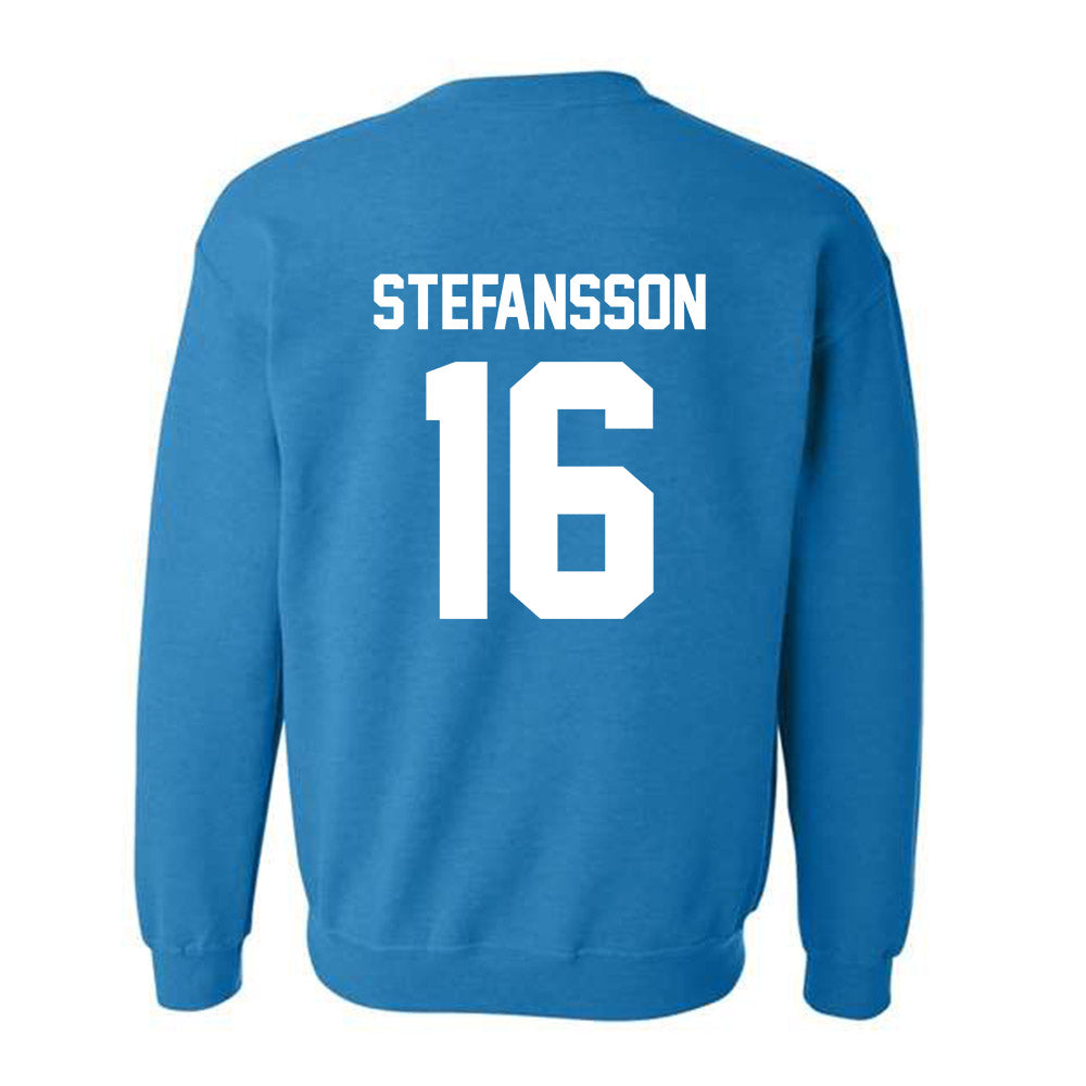 Coastal Carolina - NCAA Men's Soccer : Gudjon Stefansson - Classic Fashion Shersey Crewneck Sweatshirt-1