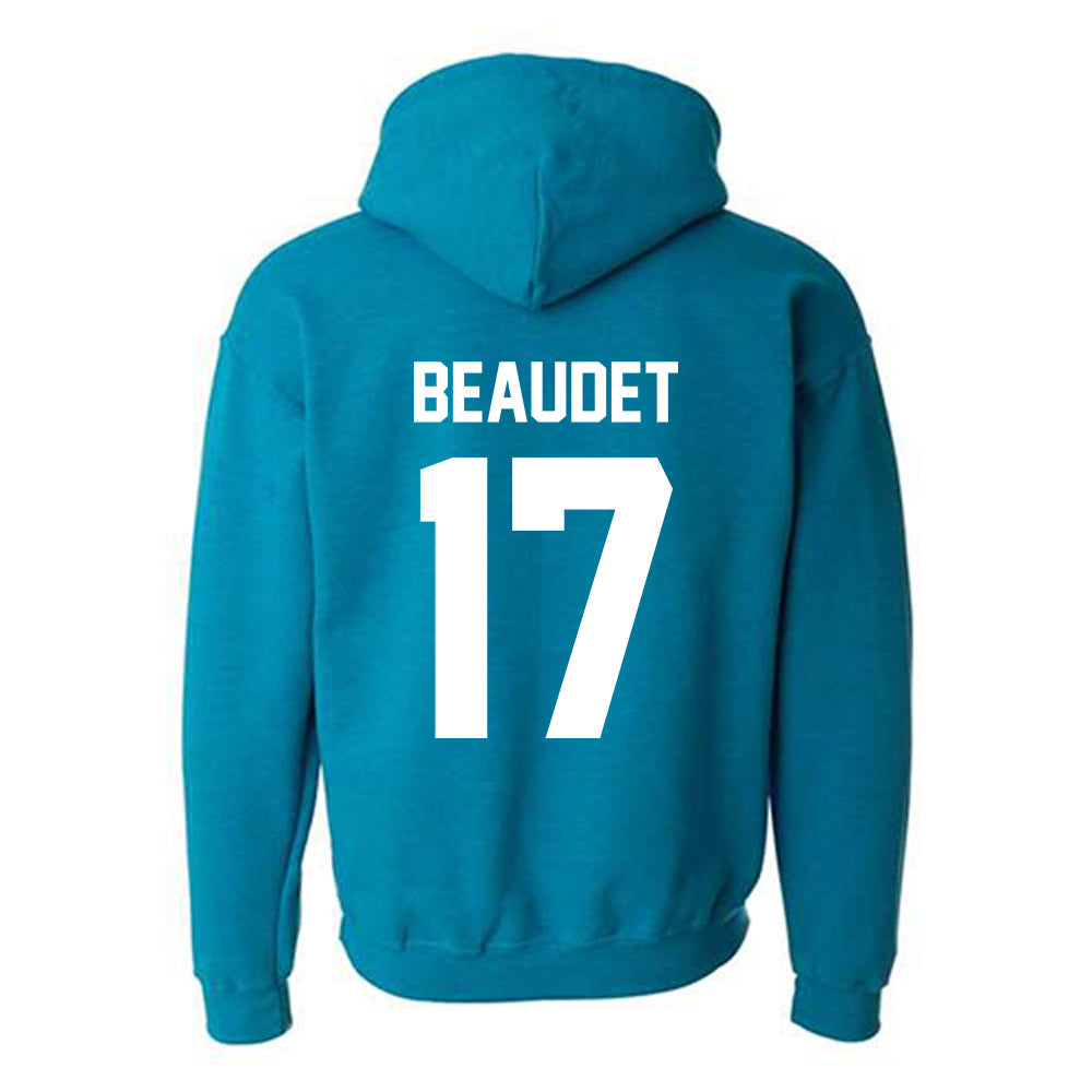 Coastal Carolina - NCAA Women's Lacrosse : Gabi Beaudet - Classic Fashion Shersey Hooded Sweatshirt-1